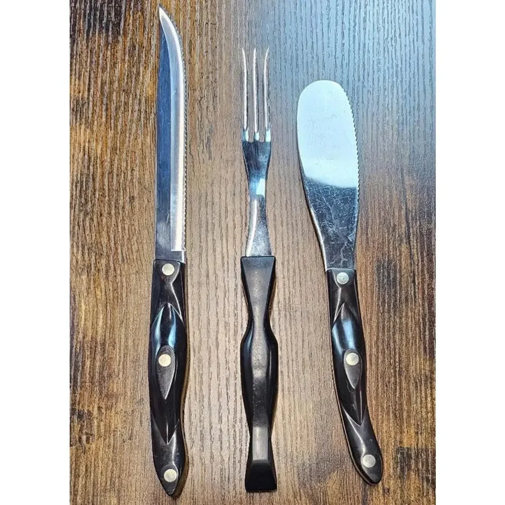 CUTCO‎ Carving Set: 1729 KA Carver Knife, 1726 JJ Turning Fork, 1768 KA Spatula